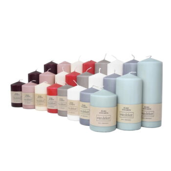 Sivá sviečka Eco candles by Ego dekor Top, doba horenia 50 h - Image 2