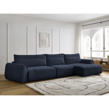 Tmavomodrá rohová pohovka Aden – Bobochic Paris - Image 2