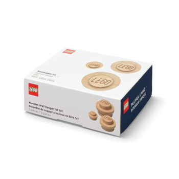 Súprava 3 nástenných háčikov z dubového dreva LEGO® Wood - Image 7