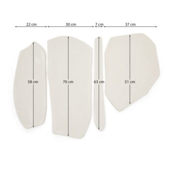 Nástenné dekorácie v súprave 4 ks 95x68 cm Siluna – Kave Home - Image 6