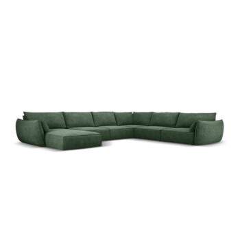 Tmavozelená rohová pohovka (pravý roh) Vanda - Mazzini Sofas - Image 2
