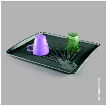 Odkvapávacia podložka na riad Metaltex Hydro, 35 × 31 cm - Image 4