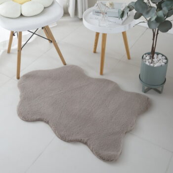 Svetlohnedá syntetická kožušina 60x90 cm Caty – Ayyildiz Carpets - Image 3