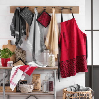 Chňapky z recyklovanej bavlny v súprave 2 ks Cuisiline – douceur d'intérieur - Image 4