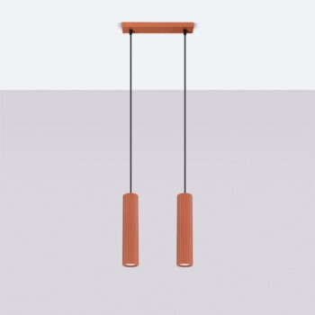 Závesné svietidlo v tehlovej farbe Gleam – Nice Lamps - Image 4
