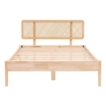 Jednolôžková posteľ zo smrekového dreva s roštom v prírodnej farbe 90x200 cm Izabelya – Kalune Design - Image 5