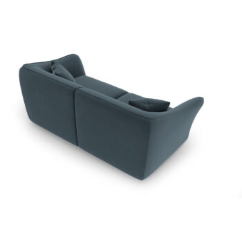 Modrá zamatová pohovka 206 cm Tokyo – Cosmopolitan Design - Image 3