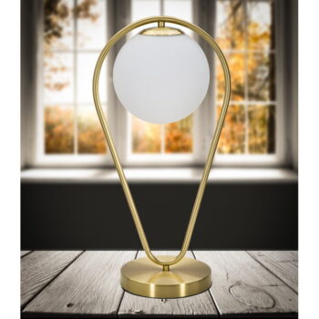 Stolová lampa v zlatej farbe Mauro Ferretti Glamy Drop - Image 2