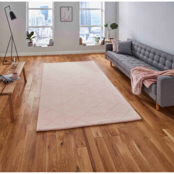 Ružový vlnený koberec Think Rugs Kasbah, 150 x 230 cm – Obrázok 8