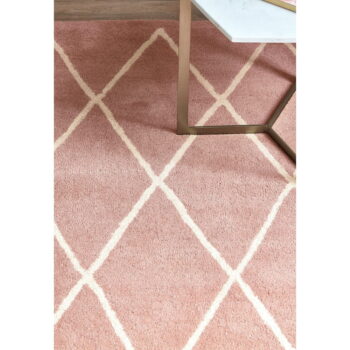 Ružový ručne tkaný vlnený koberec 200x290 cm Albany – Asiatic Carpets - Image 2