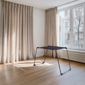 Čierny sušiak na bielizeň Infinity Flex 30m – Vileda - Image 2
