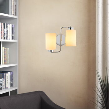 Nástenné svietidlo v bielo-striebornej farbe Balcova – Opviq lights - Image 3