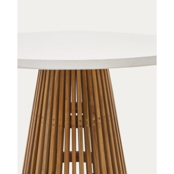 Okrúhly záhradný jedálenský stôl ø 90 cm Alcaufar – Kave Home - Image 5