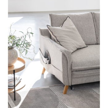 Béžová rozkladacia rohová pohovka (pravý roh) Charming Charlie – Miuform – Obrázok 7