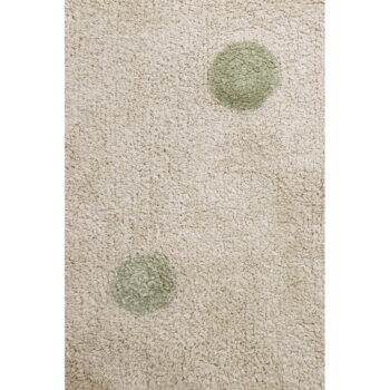 Kaki krémový prateľný ručne tkaný bavlnený detský koberec 120x160 cm Hippy Dots Olive – Lorena Canals - Image 9