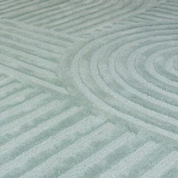 Tyrkysovomodrý vlnený koberec Flair Rugs Zen Garden, 160 x 230 cm - Image 3