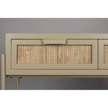 Béžový konzolový stolík v dekore jedľa 38x120 cm Yasu – Dutchbone – Obrázok 5
