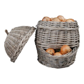 Ratanový kôš na zeleninu Onion – Esschert Design - Image 2