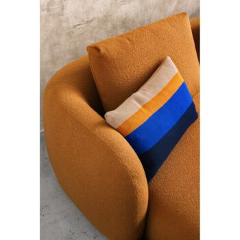 Rohová pohovka z textílie buklé v horčicovej farbe (ľavý roh) Imola – Bonami Selection – Obrázok 6