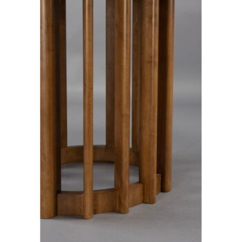 Okrúhly jedálenský stôl s doskou v dekore orechového dreva ø 120 cm Barlet – Dutchbone - Image 2