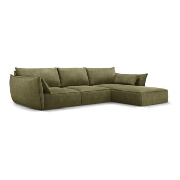 Zelená rohová pohovka (pravý roh) Vanda - Mazzini Sofas - Image 2