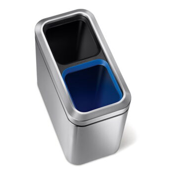 Odpadkový kôš na triedený odpad z nerezovej ocele 20 l - simplehuman - Image 4