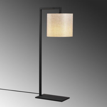 Čierno-béžová stolná lampa Opviq lights Profil – Obrázok 4