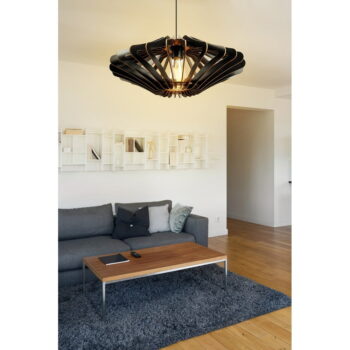 Čierne závesné svietidlo ø 47 cm – Opviq lights - Image 3