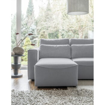 Svetlosivá rozkladacia rohová pohovka (variabilná) Homely Tommy – Miuform - Image 2