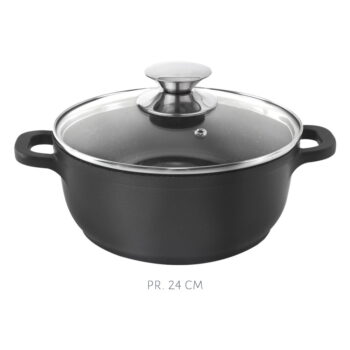 4-dielna súprava riadu s 3 sklenenými pokrievkami Orion Grande - Image 7