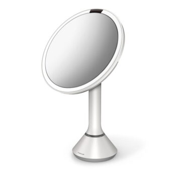 Kozmetické zrkadlo s osvetlením/zväčšovacie (5x) ø 20 cm Sensor – simplehuman - Image 5