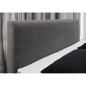 Tmavosivá boxspring posteľ 180x200 cm Linea - Meise Möbel – Obrázok 6