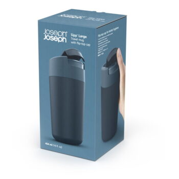 Tmavomodro-antracitový cestovný hrnček 450 ml Sipp – Joseph Joseph - Image 7