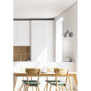 Nástenné svietidlo v matne striebornej farbe Picardo – Candellux Lighting - Image 3
