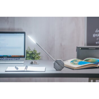 Sivá LED stolová lampa (výška  38 cm) Octagon One – Gingko - Image 2