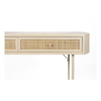 Béžový konzolový stolík 40x120 cm Amaya – White Label – Obrázok 7