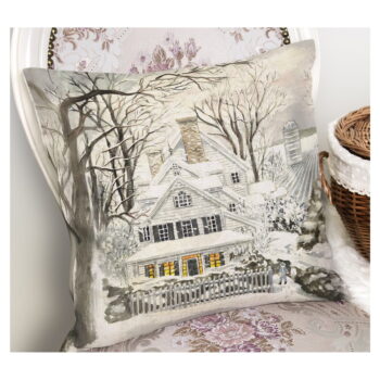 Obliečka na vankúš s vianočným motívom 43x43 cm – Mila Home - Image 3