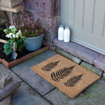 Rohožka z kokosového vlákna 40x60 cm Fern Leaf – Artsy Doormats - Image 8