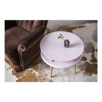 Grafitovosivý konferenčný stolík Ragaba UFO, ⌀ 57 cm - Image 4