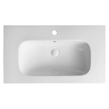 Biele keramické umývadlo 81x46,5 cm Piedra – Sapho - Image 2