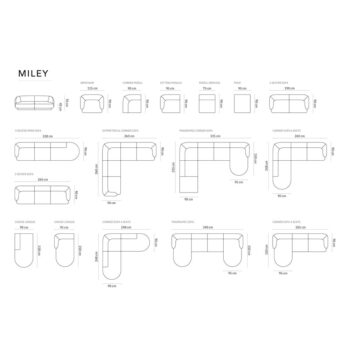 Biely zamatový taburet Miley – Micadoni Home – Obrázok 5