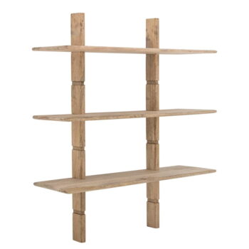Nástenná knižnica z mangového dreva v prírodnej farbe 96x110,5 cm Millian – Bloomingville – Obrázok 2