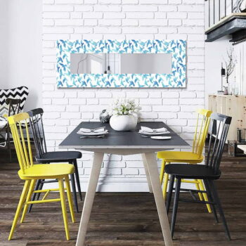 Nástenné zrkadlo s dreveným rámom 40x120 cm – Wallity - Image 2