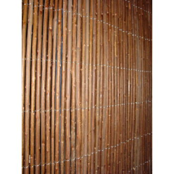 Balkónová zástena z prútia v prírodnej farbe 300x100 cm – Garden Pleasure – Obrázok 3