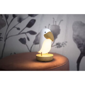 Bielo-hnedé LED detské nočné svetlo Toucan - Star Trading - Image 9