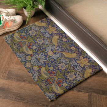 Rohožka z kokosového vlákna 40x60 cm William Morris Strawberry Thief – Artsy Doormats - Image 4