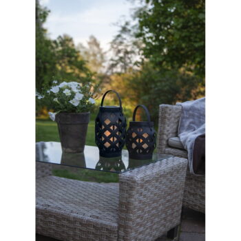 Čierny lampáš Star Trading Flame Lantern, výška 16 cm - Image 5