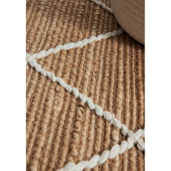 Ručne tkaný jutový koberec v prírodnej farbe 80x150 cm Kunu – Hanse Home - Image 8