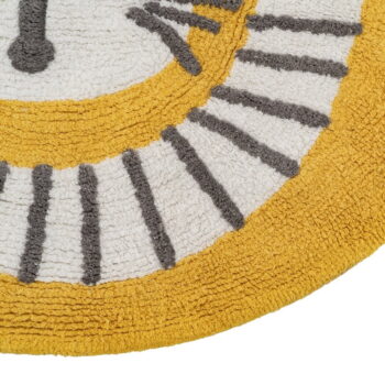 Okrovožltý bavlnený detský koberec ø 100 cm Lion – Ixia – Obrázok 6