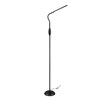 Čierna LED stojacia lampa (výška  145 cm) Toro – Trio - Image 3